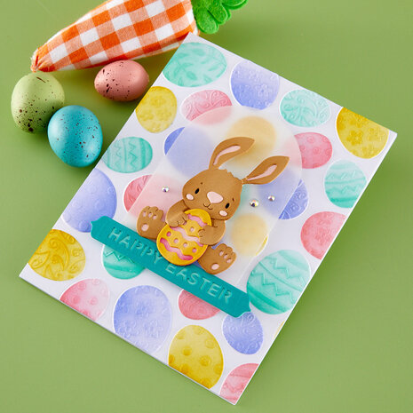 Spellbinders Happy Spring Ornate Eggs 3D Embossing Folder (E3D-169)