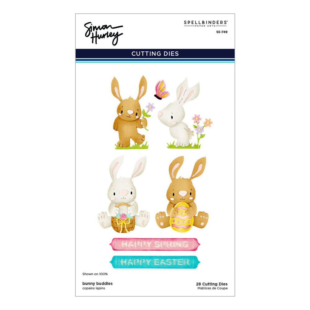 Spellbinders PRE-ORDER Happy Spring Bunny Buddies Dies (S5-749)