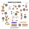 Spellbinders PRE-ORDER Happy Spring Bunny Buddies Dies (S5-749)