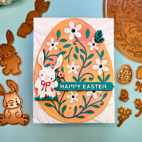 Spellbinders PRE-ORDER Happy Spring In Bloom Egg Dies (S5-751)