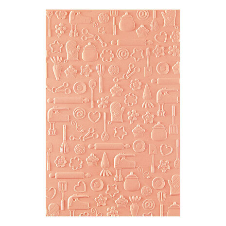 Spellbinders PRE-ORDER Make It & Bake It Confection Companions 3D Embossing Folder (E3D-162)