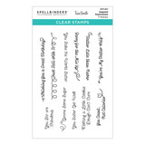 Spellbinders Make It & Bake It Sugared Expressions Clear Stamp (STP-267)