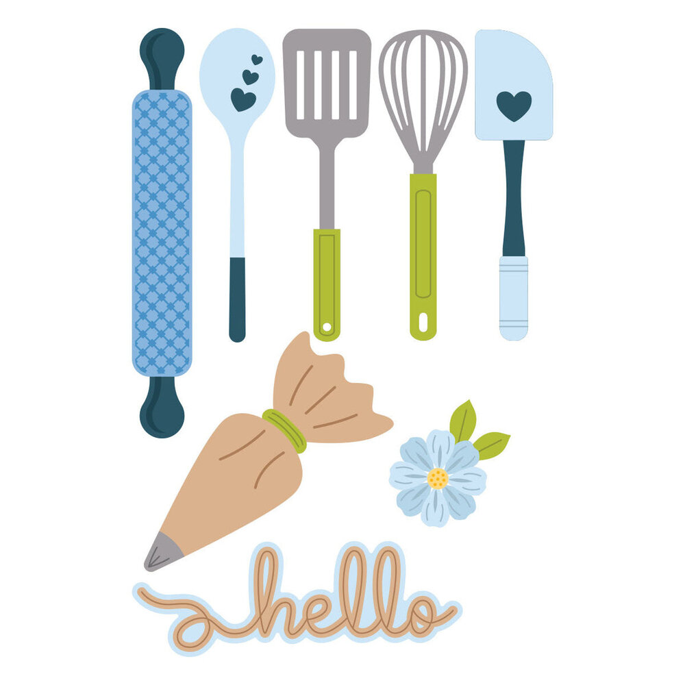 Spellbinders Make It & Bake It I Want It All Bundle (BD-1038)