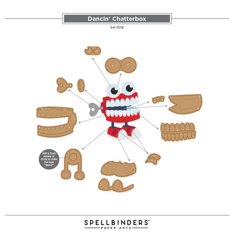 Spellbinders Aged to Perfection Dancin' Chatterbox Dies (S4-1518)