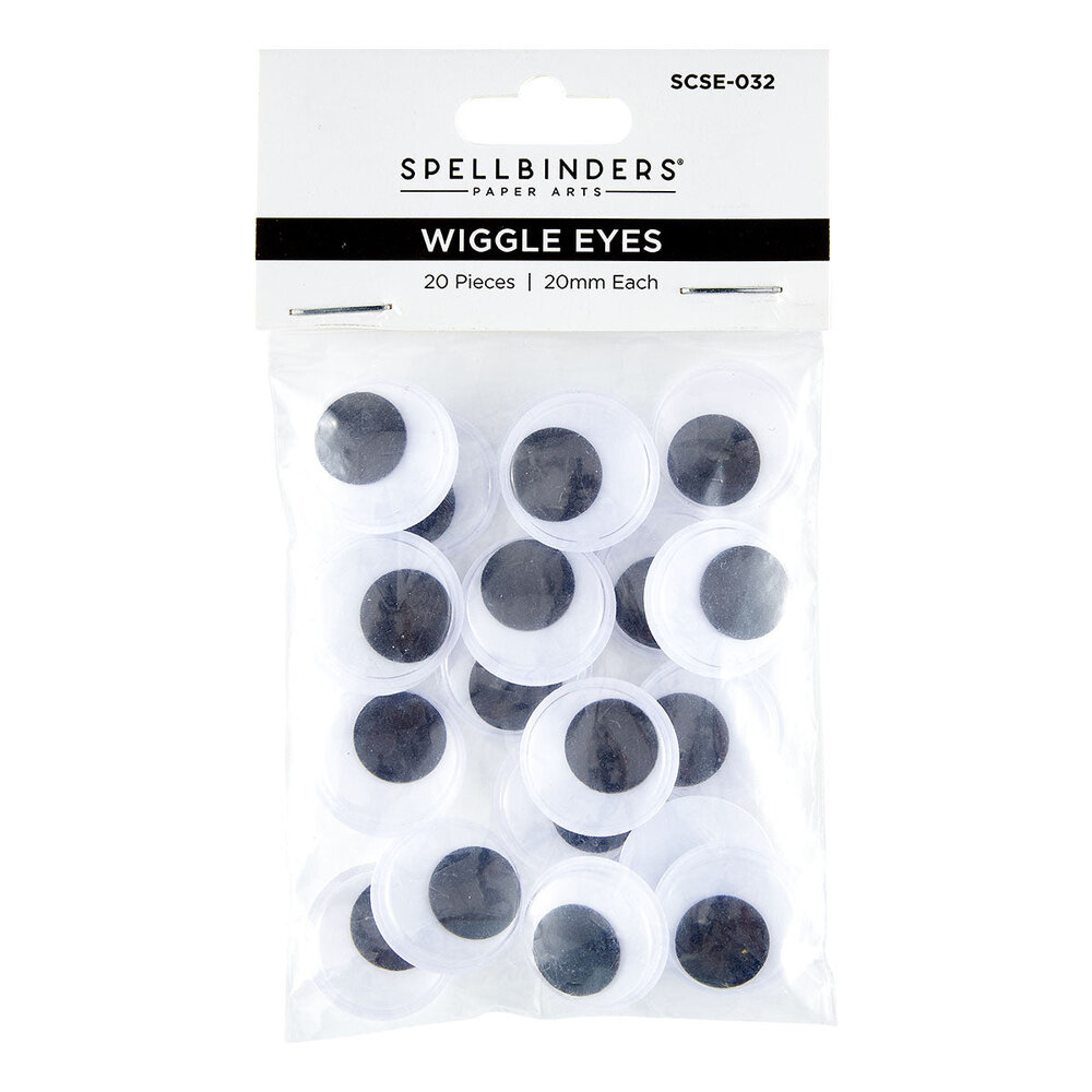 Spellbinders Aged to Perfection Wiggle Eyes (20pcs) (SCSE-032) Spellbinders Aged to Perfection Wiggle Eyes (20pcs) (SCSE-032)