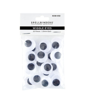 Spellbinders PRE-ORDER Aged to Perfection Wiggle Eyes (20pcs) (SCSE-032)
