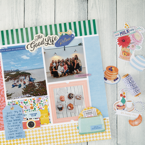 Spellbinders Breakfast in Bed 6x6 Inch Paper Pad (169214) Spellbinders Breakfast in Bed 6x6 Inch Paper Pad (169214)