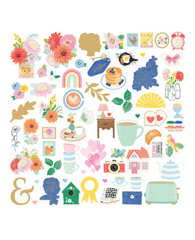 Spellbinders Breakfast in Bed Cardstock Die Cut Ephemera (169216)