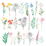 Spellbinders Breakfast in Bed Die Cut Floral Stickers (169218)