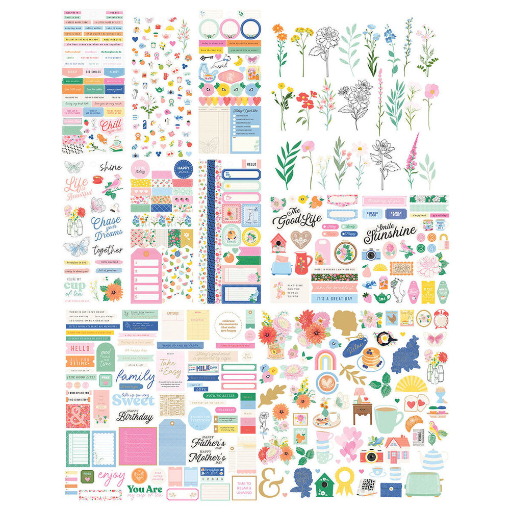 Spellbinders PRE-ORDER Breakfast in Bed Embellishment Bundle (RBD-011)