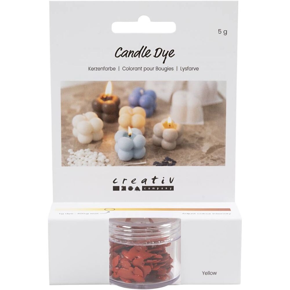 Creativ Company Candle Dye Yellow (73472)