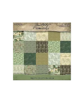 Idea-ology PRE-ORDER Tim Holtz Palette Collection 8x8 Inch Green (TH94474)