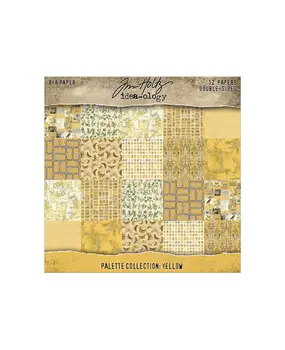 Idea-ology Tim Holtz Palette Collection 8x8 Inch Yellow (TH94472)