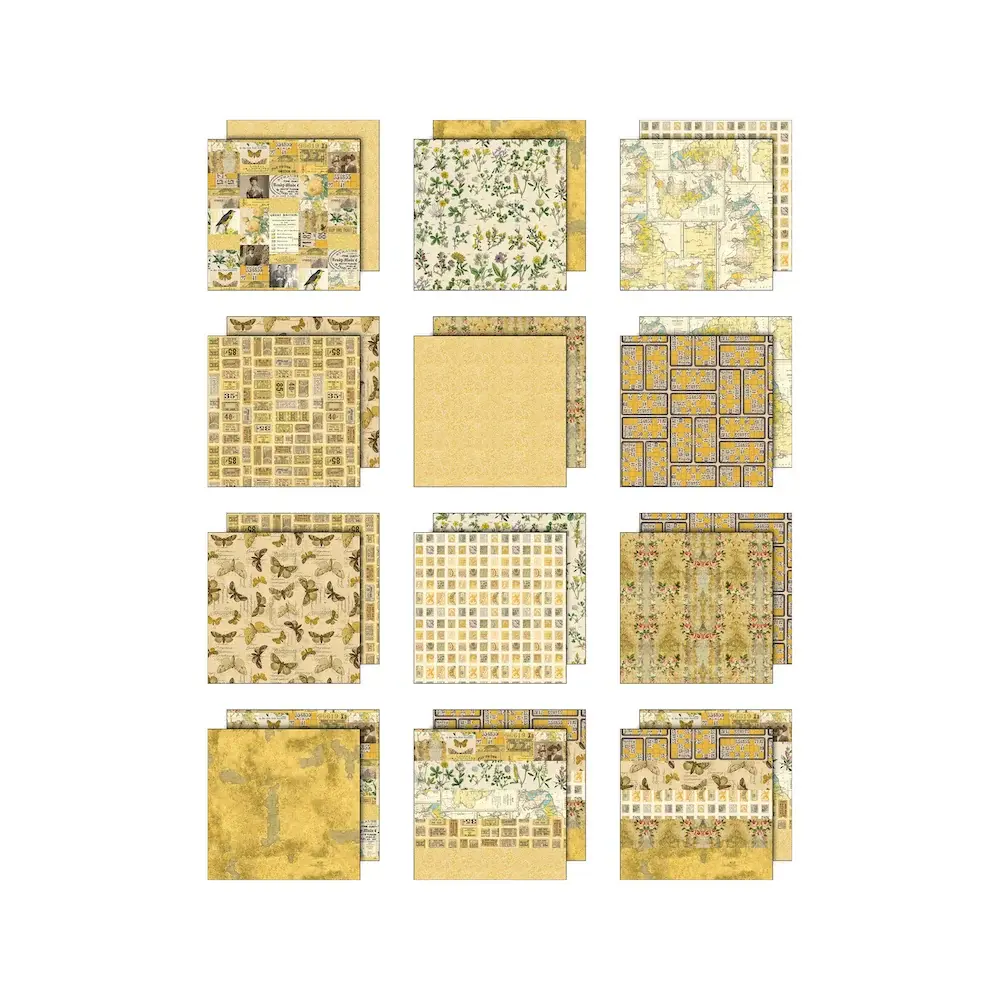 Idea-ology Tim Holtz Palette Collection 8x8 Inch Yellow (TH94472)