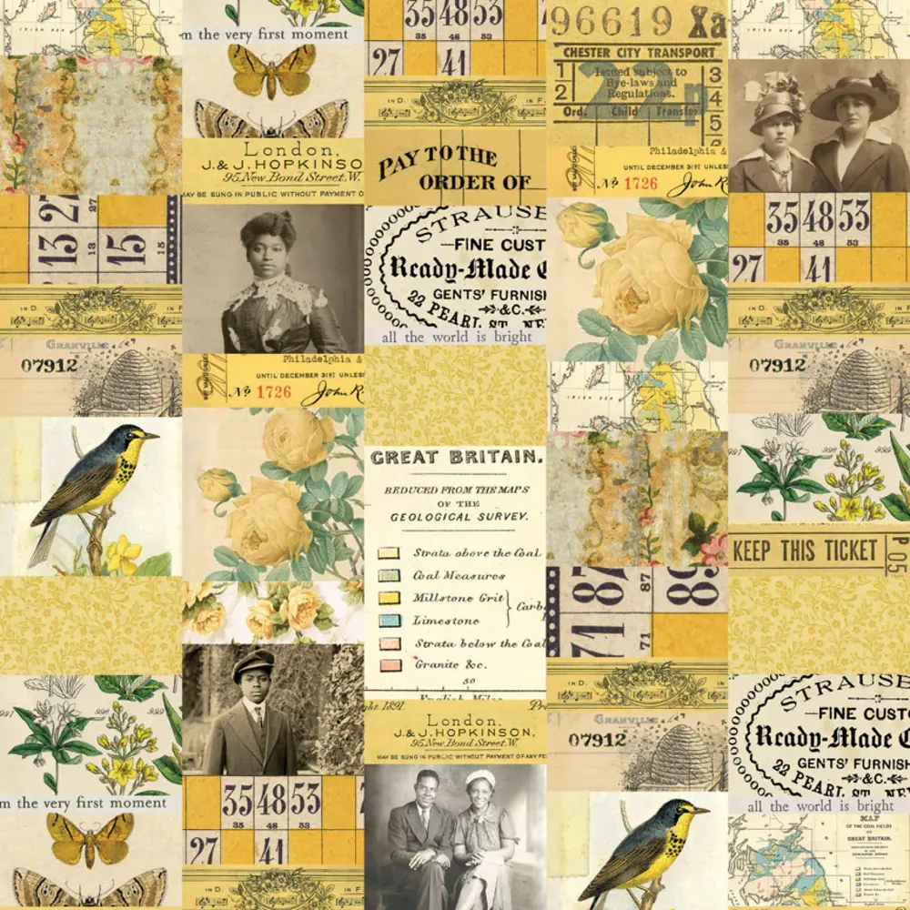 Idea-ology Tim Holtz Palette Collection 12x12 Inch Yellow (TH94458)