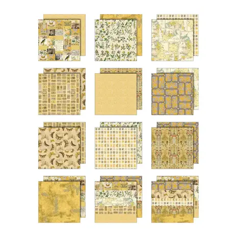 Idea-ology PRE-ORDER Tim Holtz Palette Collection 12x12 Inch Yellow (TH94458)