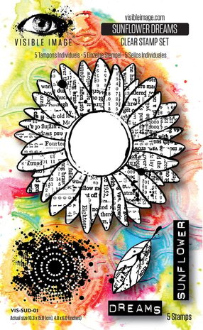 Visible Image Sunflower Dreams A6 Stamp Set (VIS-SUD-01)