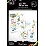 Arden Creative Studio Field Notes 6x8 Inch Rub-On Transfer Set (ACSRO0007)