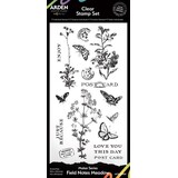 Arden Creative Studio Field Notes Meadow 4x8 Inch Clear Stamp Set (ACSCS0021)