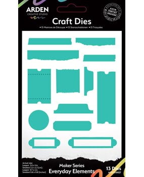 Arden Creative Studio Field Notes Everyday Elements Die Set (ACSCD0027)
