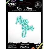 Arden Creative Studio Field Note Sentiment Cloud Miss You Die Set (ACSCD0029)