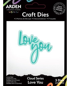 Arden Creative Studio Field Notes Sentiment Cloud Love You Die Set (ACSCD0030)