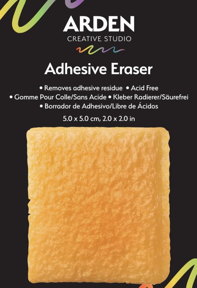 Arden Creative Studio Adhesive Eraser 2x2 Inch (ACSAE0001)