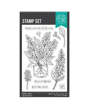Hero Arts Spring Meadow Clear Stamp Set No One Lilac You (CM842)