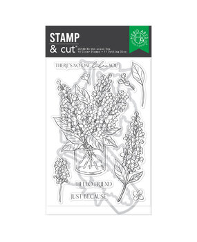 Hero Arts Spring Meadow Stamps & Dies No One Lilac You (DC344)
