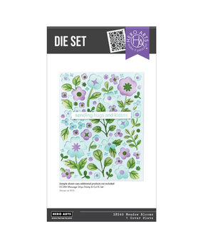 Hero Arts PRE-ORDER Spring Meadow Cover Plate Die Meadow Blooms (DF240)