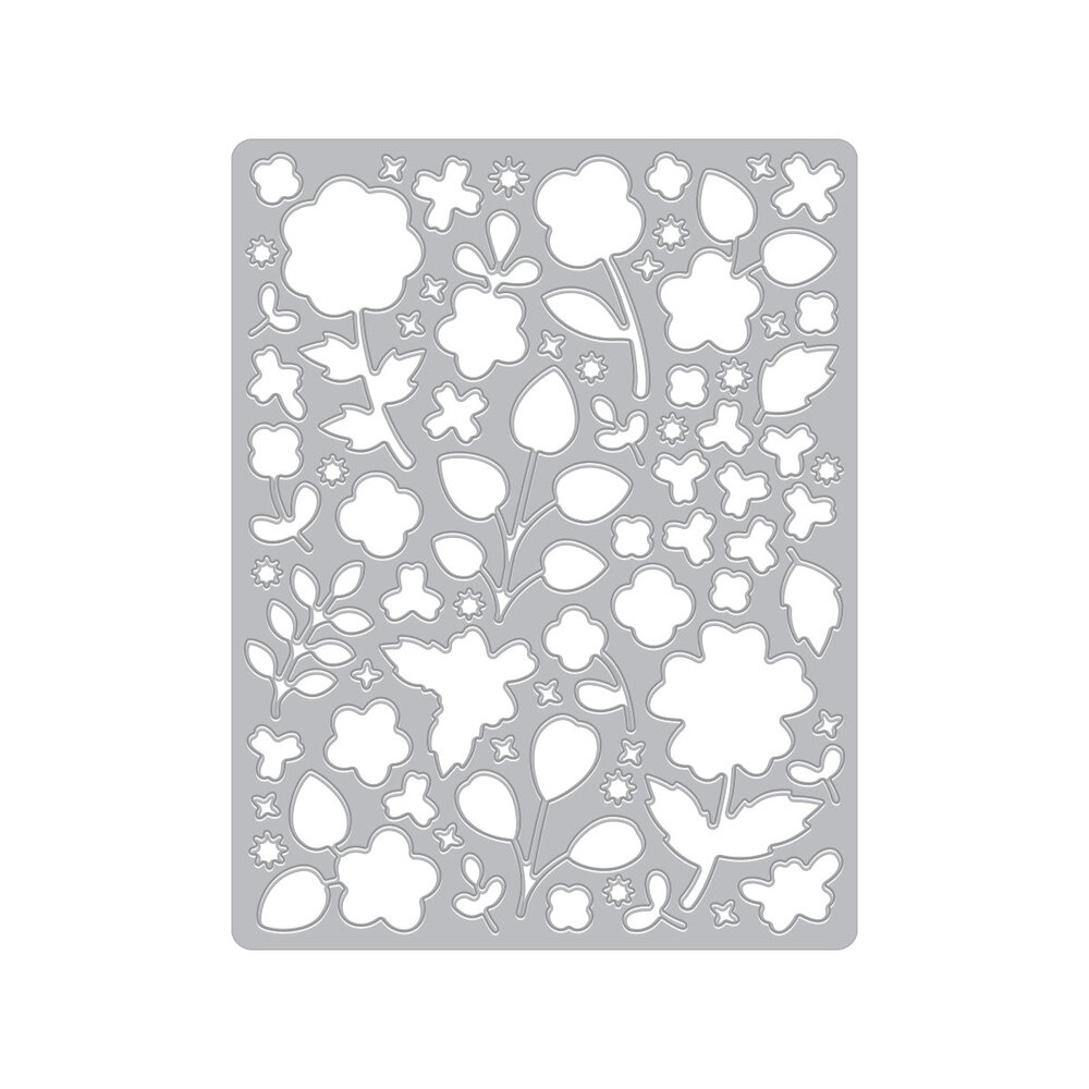 Hero Arts Spring Meadow Cover Plate Die Meadow Blooms (DF240)