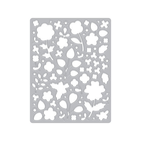 Hero Arts Spring Meadow Cover Plate Die Meadow Blooms (DF240)