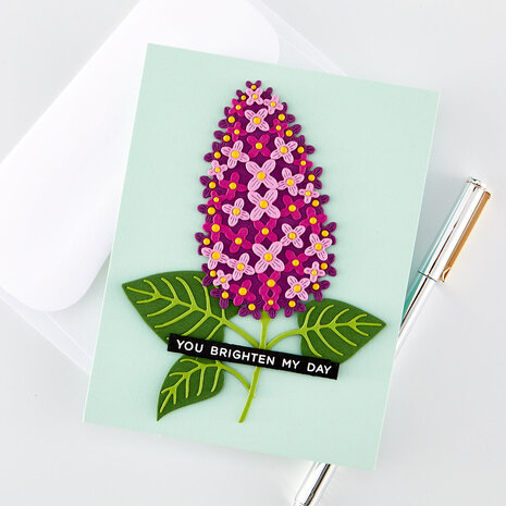 Hero Arts Spring Meadow Die Set Layered Lilac (DF283)