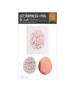 Hero Arts Eggstra Special Happy Easter Hot Foil Plate & Die Set (HC107)