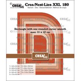 Crealies Nest Dies Rechthoek met Afgeronde Hoek Glad (CLNestXXL180)