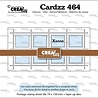 Crealies Cardzz Dies Mini Slimline Postzegelvel Xanne (CLCZ464)