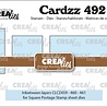 Crealies Cardzz Dies 3x Tussenlaagje voor CLCZ459, CLCZ460, CLCZ461 (CLCZ492)