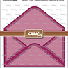 Crealies Cardzz Dies Dubbele Kaart Open Envelop (CLCZ628)
