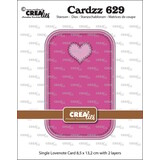 Crealies Cardzz Dies Enkele Kaart Lovenote (CLCZ629)