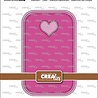 Crealies Cardzz Dies Enkele Kaart Lovenote (CLCZ629)