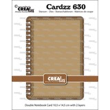 Crealies Cardzz Dies Dubbele Kaart Notebook (CLCZ630)