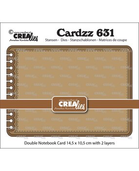 Crealies Cardzz Dies Dubbele Kaart Notebook (CLCZ631)
