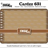 Crealies Cardzz Dies Dubbele Kaart Notebook (CLCZ631)
