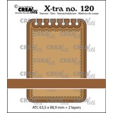 Crealies X-tra Dies ATC Notebook Horizontaal (CLX-tra120)