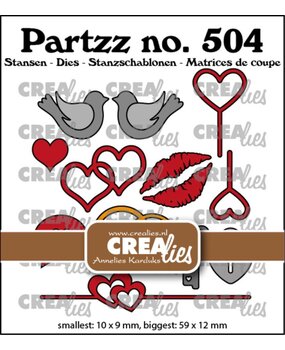 Crealies Partzz Dies Mini Love (CLPartzz504)