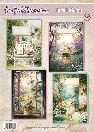 Creatief Art Card Kit In Full Bloom (CM-KIT-001)