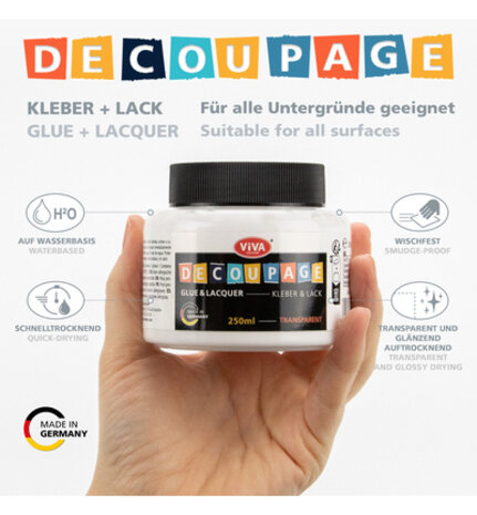 Viva Decor Decoupage Glue & Lacquer (1121030124)
