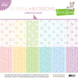 Lawn Fawn Blissful Blossoms 12x12 Inch Collection Pack (LF4010)