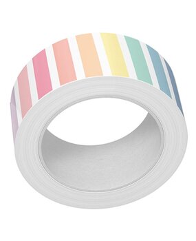 Lawn Fawn Vertical Pastel Rainbow Stripes Washi Tape (LF4020)