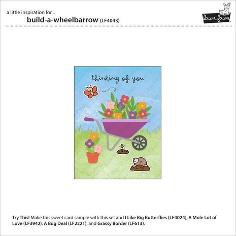 Lawn Fawn Build-A-Wheelbarrow Dies (LF4043)